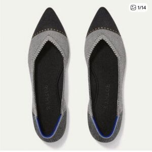 Rothy’s Women’s The Point in Grey Mist Captoe Size 7.5